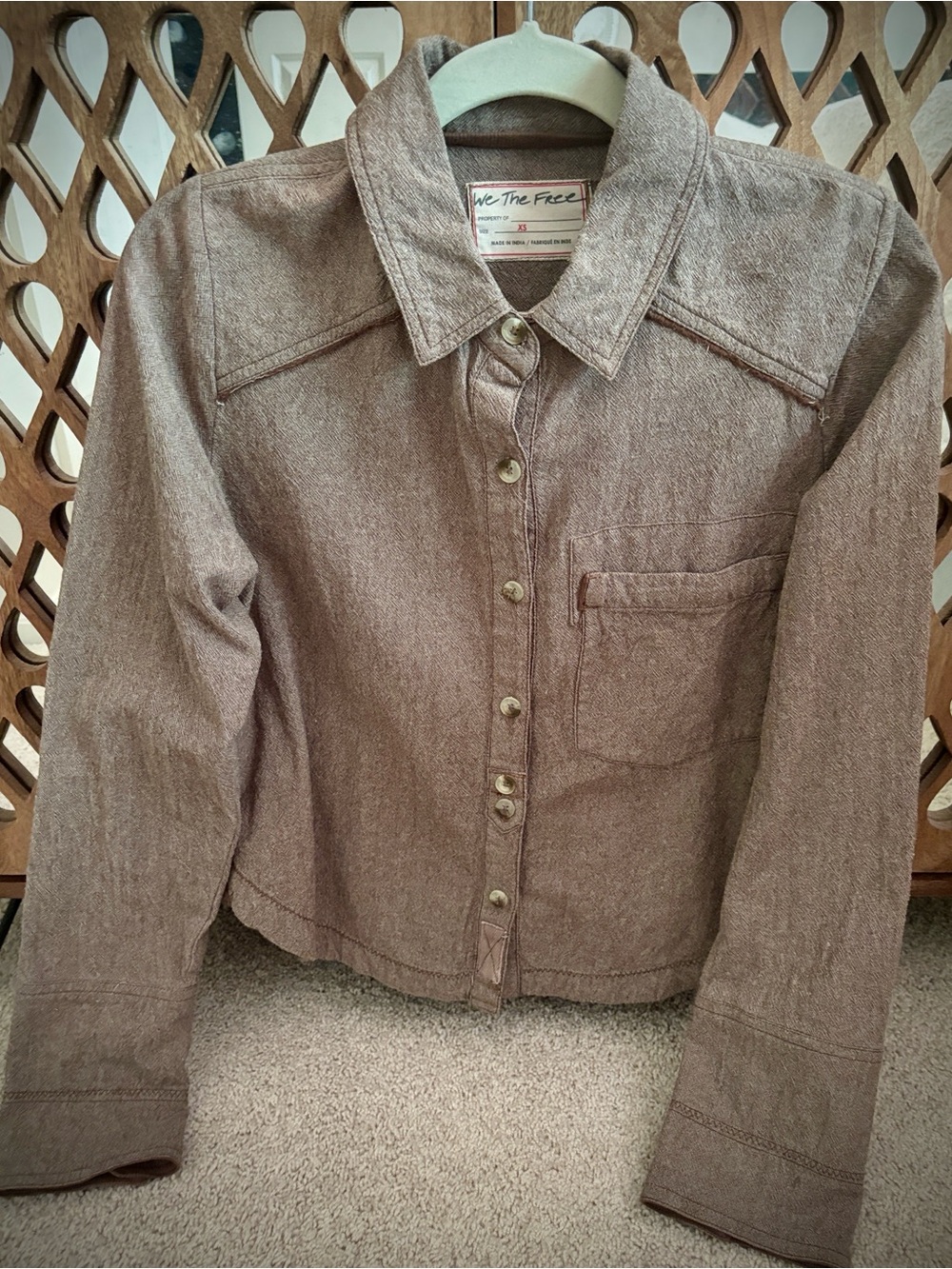 Free People Button -Down Shirt Jacket✨